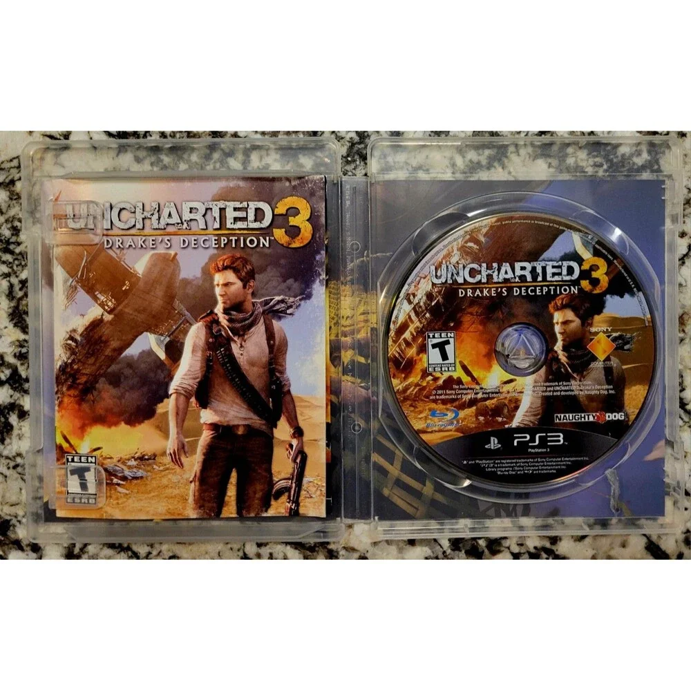SONY PLAYSTATION 3 PS3: Uncharted 3: Drake's Deception,CIB,TESTED, FAST SHIPPING